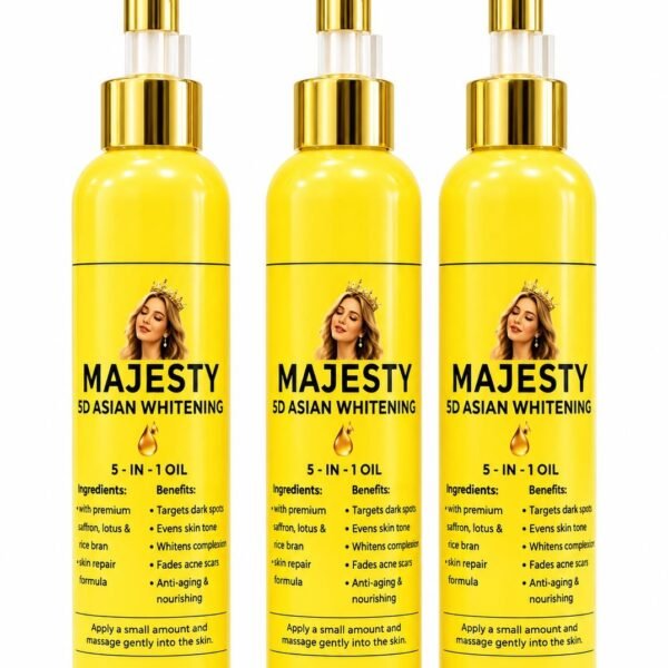 Majesty 5D Asian Whitening Body Oil